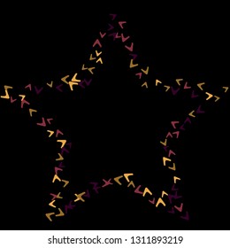 Simple Pattern for Postcard, Print, Banner or Poster. Modern Abstract Background with arrows   Vector Texture in Trendy Minimalistic Style
