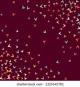 Simple Pattern for Postcard, Print, Banner or Poster. Modern Abstract Background with arrows   Vector Texture in Trendy Minimalistic Style
