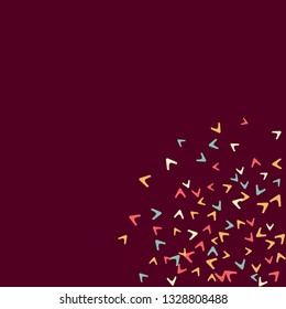 Simple Pattern for Postcard, Print, Banner or Poster. Modern Abstract Background with arrows   Vector Texture in Trendy Minimalistic Style
