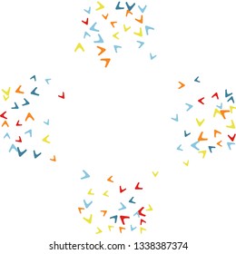 Simple Pattern for Postcard, Print, Banner or Poster. Modern Abstract Background with arrows   Vector Texture in Trendy Minimalistic Style
