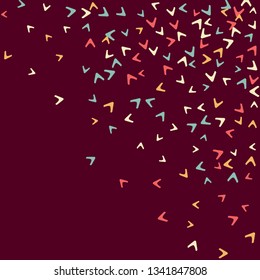 Simple Pattern for Postcard, Print, Banner or Poster. Modern Abstract Background with arrows   Vector Texture in Trendy Minimalistic Style
