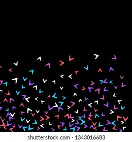 Simple Pattern for Postcard, Print, Banner or Poster. Modern Abstract Background with arrows   Vector Texture in Trendy Minimalistic Style
