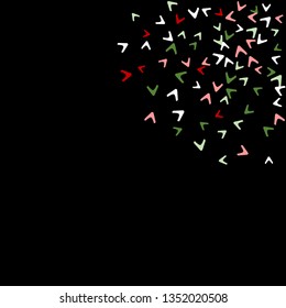 Simple Pattern for Postcard, Print, Banner or Poster. Modern Abstract Background with arrows   Vector Texture in Trendy Minimalistic Style
