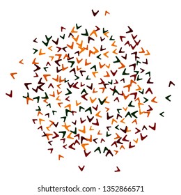 Simple Pattern for Postcard, Print, Banner or Poster. Modern Abstract Background with arrows   Vector Texture in Trendy Minimalistic Style
