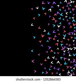 Simple Pattern for Postcard, Print, Banner or Poster. Modern Abstract Background with arrows   Vector Texture in Trendy Minimalistic Style
