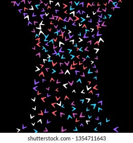 Simple Pattern for Postcard, Print, Banner or Poster. Modern Abstract Background with arrows   Vector Texture in Trendy Minimalistic Style