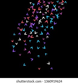 Simple Pattern for Postcard, Print, Banner or Poster. Modern Abstract Background with arrows   Vector Texture in Trendy Minimalistic Style