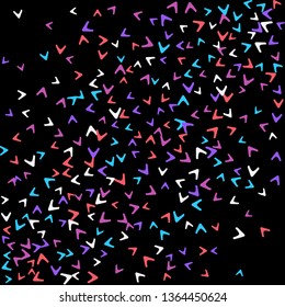 Simple Pattern for Postcard, Print, Banner or Poster. Modern Abstract Background with arrows   Vector Texture in Trendy Minimalistic Style
