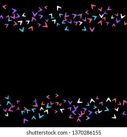 Simple Pattern for Postcard, Print, Banner or Poster. Modern Abstract Background with arrows   Vector Texture in Trendy Minimalistic Style
