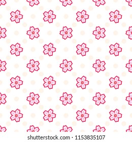 Simple pattern with small scale blooming flowers. Liberty style pattern. Floral seamless background for prints, textile, book covers, wallpapers, wrapping paper and scrapbooking.