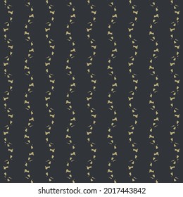 Simple pattern with wavy stripes, consisting of a succession of small fragments and effects arranged on a black background.