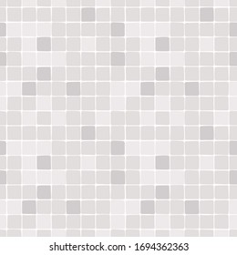 Motif simple de carreaux blancs et gris. Création vectorielle harmonieuse et répétée