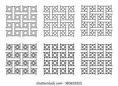 simple patterns set (vector)