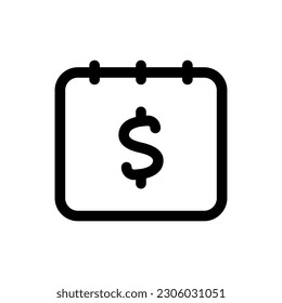 Simple Payment Day icon. The icon can be used for websites, print templates, presentation templates, illustrations, etc