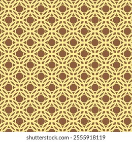  simple peach colour polka dot bland pattern on brown colour background