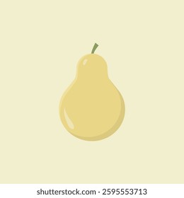 Simple Pear Illustration Vector Design