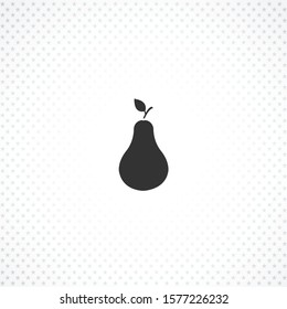 simple pear vector icon. simple pear vector icon. simple pear vector icon. 