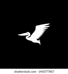 simple Pelican Vector Logo Template illustration