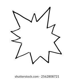 Simple pen handwriting style vector callouts