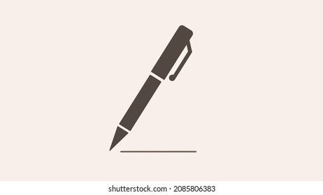 SImple pen icon vector illustration