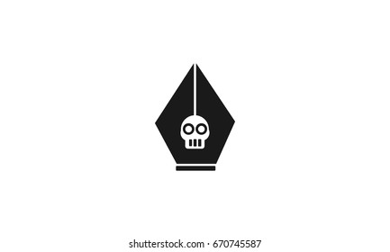simple pen logo icon