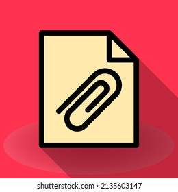 Diseño de lápiz simple o de iconos de escritura, ilustración vectorial con estilo de fondo de color, mejor utilizado para banner o aplicación web
