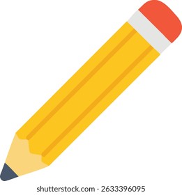 Simple Pencil with Eraser Tip for Everyday Writing and Drawing