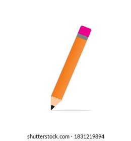 Wooden Pencil Shadow Pencil Icon On Stock Vector (Royalty Free) 1478639828