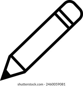 Simple pencil icon design EPS 10.