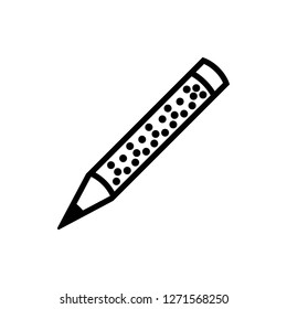 Simple Pencil icon - vector


