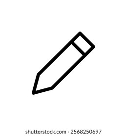 simple pencil icon vector sign 