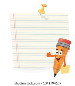 simple pencil, note, book