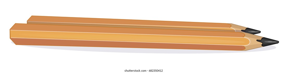 Simple pencil vector set