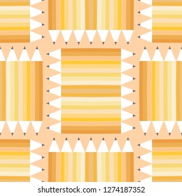 simple pencils seamless pattern