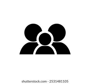 Simple people icon Family vector