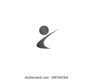 Logo-Design-Symbol für einfache Menschen