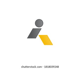 Symbol für das Logo von einfachen Menschen
