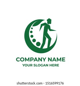Simple People walk and standing logo template