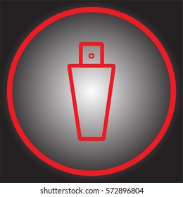 Simple perfume icon