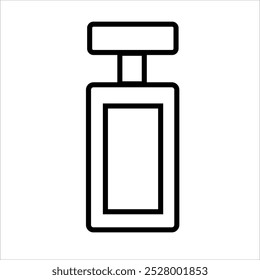 Iconos de perfume simples. Conjunto de Vectores de línea delgada para infografía, logotipo, desarrollo de App y diseño de Sitios web. Símbolos de Premium aislados en un fondo blanco.
