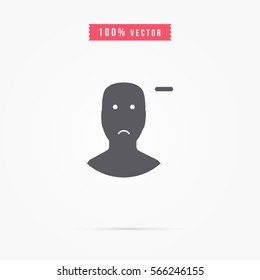simple person icon design