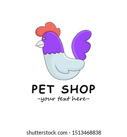 simple pet shop logo