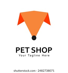 Simple pet shop logo design