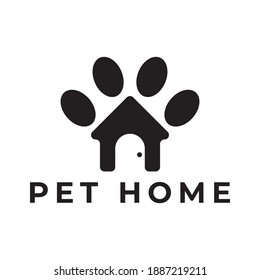 simple pet shop logo vector 