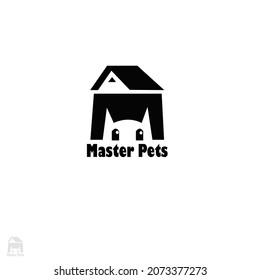 simple pets logo template ilustration 