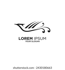 diseño simple de logotipo de phoenix 