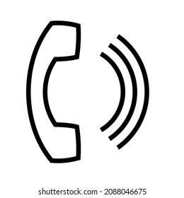 diseño simple de iconos de llamadas telefónicas, mejor utilizado para banner, flayer o aplicación web. Curso editable con formato de archivo EPS 10