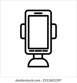 simple phone holder vector icon design