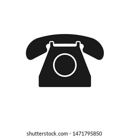 SIMPLE PHONE ICON IN A FLAT STYLE. VECTOR ILLUSTRATION. ISOLATED ON WHITE BACKGROUND.10 EPS.
