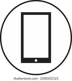 Icono de teléfono simple para tecnología 
